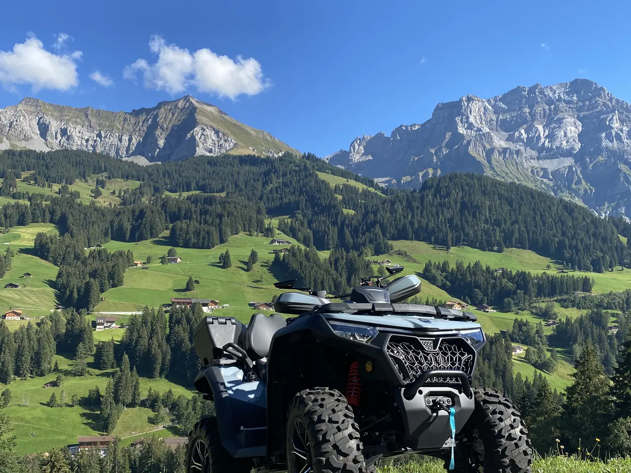 Aussicht auf einer der Runden